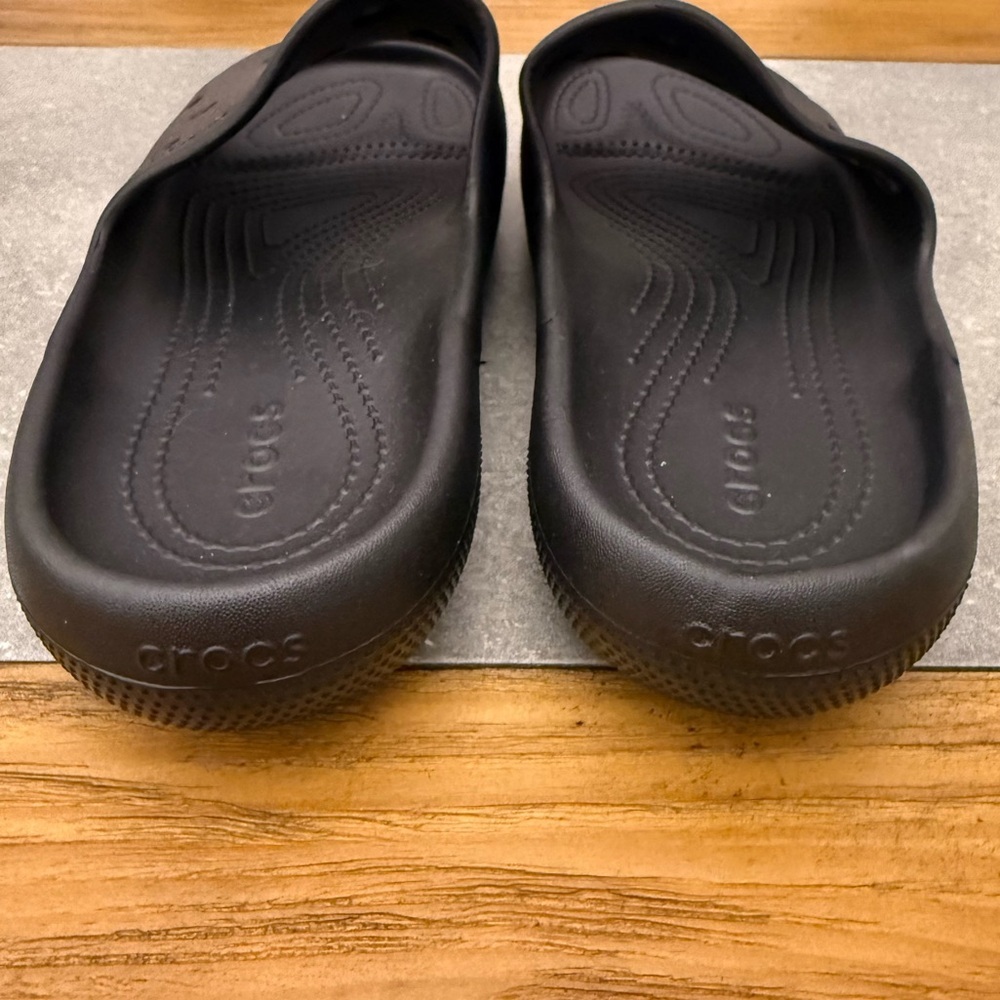 CROCS Classic Slide Black Women Size 11 - Picture 5 of 7